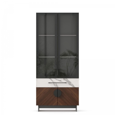 Шкаф комбинированный 880 Любимый дом Вилена ЛД 138.150.000 Оникс Серый/Орех/Монте белый