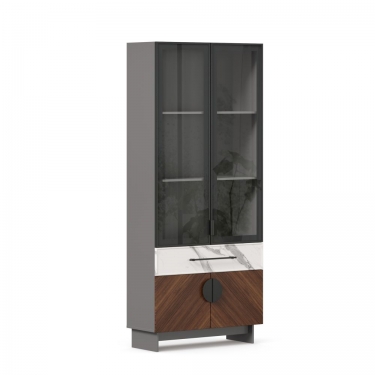 Шкаф комбинированный 880 Любимый дом Вилена ЛД 138.150.000 Оникс Серый/Орех/Монте белый