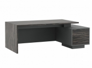 Стол письменный на опорной тумбе POINTEX DALI DLI37210212 Эбен Антрацит