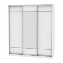 Шкаф-купе Аларти B-230х200х60-2Белый-D7D8D7