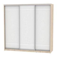 Шкаф-купе Аларти B-230х235х60-1ДСС-Белый-D9D9D9