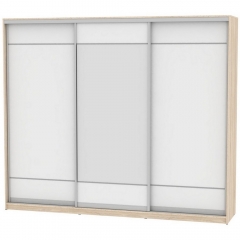 Шкаф-купе Аларти B-230х270х60-1ДСС-Белый-D7D8D7