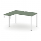 Стол-надставка на опорную тумбу левый Рива CONCEPT CN.OSAN-001L Кобо Белый