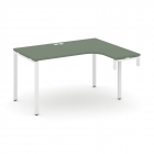 Стол-надставка на опорную тумбу правый Рива CONCEPT CN.OSAN-001R Сандал Янтарный Белый