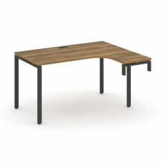 Стол-надставка на опорную тумбу правый Рива CONCEPT CN.OSAN-001R Сандал Янтарный Черный