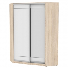 Шкаф-купе Аларти YA-198х1250-1ДСС-Белый-D1D2