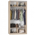 Шкаф-купе Аларти B-220х120х60-3ЯШТ-D7D8