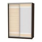 Шкаф-купе Аларти B-220х160х60-1Венге-ДМ-D9D10