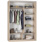 Шкаф-купе Аларти B-220х160х60-2Венге-ДМ-D9D9