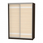 Шкаф-купе Аларти B-220х160х60-2Венге-ДМ-D9D9