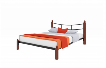 Кровать МилСон София Lux 1200х2000 Черная