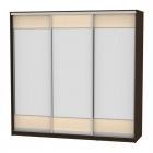 Шкаф-купе Аларти B-220х235х60-1Венге-ДМ-D8D8D8