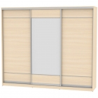 Шкаф-купе Аларти B-220х270х60-1ДМ-D7D8D7