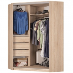 Шкаф-купе Аларти YA-198х1250-4ДСС-Белый-D4D3