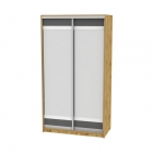 Шкаф-купе Аларти B-220х120х60-1ДВ-Графит-D10D10