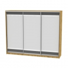 Шкаф-купе Аларти B-220х270х60-3ДВ-Графит-D10D10D10