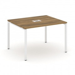 Стол переговорный 1 столешница Рива CONCEPT CN.PRG-012 Сандал Янтарный Белый