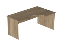 Стол компьютерный угловой Альтерна Р.СКУ-14 правый Ясень темный