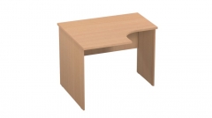 Стол компьютерный угловой Альтерна Р.РС-12 левый Крафт белый