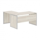 Стол письменный угловой правый Skyland XTEN-QP XQPCT 1415 R Сосна Эдмонт Серый