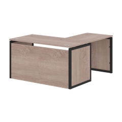 Стол письменный угловой левый Skyland XTEN-QP XQPCT 1415H L Дуб Сонома Антрацит