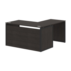 Стол письменный угловой левый Skyland XTEN-QP XQPCT 1415H L Дуб Юкон Антрацит