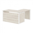 Стол письменный угловой левый Skyland XTEN-QP XQPCT 1415H L Сосна Эдмонт Белый