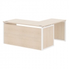 Стол письменный угловой левый Skyland XTEN-QP XQPCT 1615H L Бук Тиара Белый