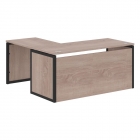 Стол письменный угловой правый Skyland XTEN-QP XQPCT 1615H R Дуб Сонома Антрацит