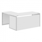 Стол письменный угловой правый Skyland XTEN-QP XQPCT 1615H R Белый Серый