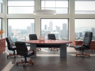 Комплект мебели для переговорной POINTEX Manhattan набор 4 Вишня