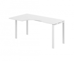 Стол эргономичный левый Норден Sigma SG.231.OD.63.WH.L Дуб темный Белый