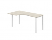 Стол эргономичный левый Норден Sigma SG.232.OD.63.WH.L Дуб светлый Белый