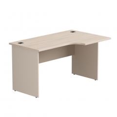 Стол эргономичный с опорами ЛДСП Everprof Everprof EVO 254S113 правый Дуб Соната Кашемир