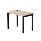 Стол прямой на металлокаркасе, опоры 45 гр Everprof Everprof EVO 254S001 Дуб Соната Черный