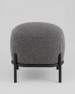 Пуф Stool Group Стоун П ткань букле темно-серый