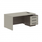 Стол руководителя правый Skyland VELION VCT 1890 R Аметист Дуб Сильвер