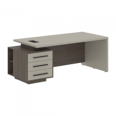 Стол руководителя левый Skyland VELION VCT 2090 L Аметист Дуб Сильвер