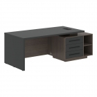 Стол руководителя правый Skyland VELION VCT 2190 R Нефрит Кобра