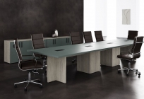 Кабинет для переговоров Skyland VELION 3 Нефрит Дуб Сильвер