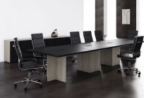 Кабинет для переговоров Skyland VELION 3 Яшма черный Дуб Сильвер