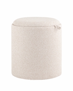 Пуф-столик с ящиком Stool Group Хюгге S букле бежевый