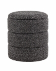 Пуф с ящиком Stool Group Hive S букле черный меланж