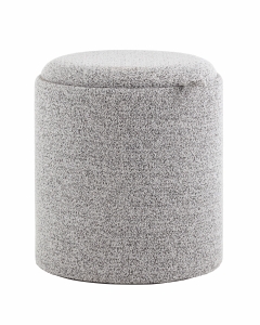 Пуф-столик с ящиком Stool Group Хюгге S букле серый