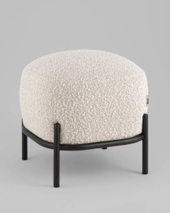 Пуф Stool Group Стоун П ткань букле молочный