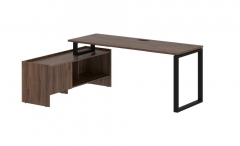 Стол с тумбой Skyland EDIS EQCT 19614 Дуб Денвер темный Черный