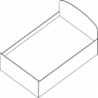 Кровать Альтерна Проспект Гм.КР-12 орех