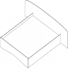 Кровать Альтерна Проспект Гм.КР-22 орех