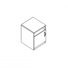 Тумба Альтерна Проспект Гм.ТП-3 дуб