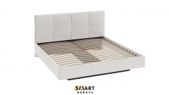 Кровать SMART мебель Элис с мягкой обивкой тип 1 Светлая